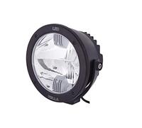HELLA LED Faro de carretera - Luminator Compact LED - 12V / 24V - redondo - Número de referencia: 45 - Tulipa transparente - negro/transparente - Cable: 3000mm - izquierda/derecha - 1F3 011 815-011