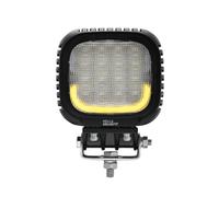 Hella LED-Faro de Trabajo S5000 2.0 12/24V - 5000lm Montaje Exterior - Sistema de Clips Iluminación Campo cercano - Cant.: 1, 5000 LM, Iluminación de Corto Alcance, Luz de posición: Blanca o Amarilla
