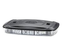 HELLA LED Luz de aviso - Micro Lightbar - 12V / 24V - amarillo - Conexión roscada - Cable: 500mm - montaje exterior - 2RL 014 566-101