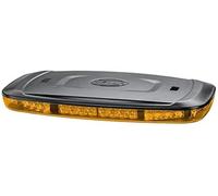 HELLA LED Luz de aviso - Mini Lightbar - 12V / 24V - amarillo - Cable: 500mm - montaje exterior - 2RL 014 565-211