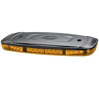 HELLA LED Luz de aviso - Mini Lightbar - 12V / 24V - ámbar | Conexión por tornillo. Cable: 500 mm