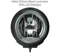 Hella Luminator Foco Proyector Negro 222mm con Luz LED Angel Eye