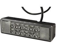 HELLA 2XD 009 048-011 LED-Luz de aviso, de destellos - WL-LED - 24V - amarillo - Conexión roscada/Montaje - Cable: 800mm - Conector: extremos de cable abiertos