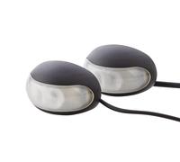 Hella Luz de gálibo 2XA 959 560-411 LED 12/24V montaje trasero transparente rojo 5000mm