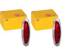 HELLA Luz de gálibo - Halógena - 12V / 24V - montaje exterior - ECE (Paquete de 2)