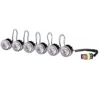 HELLA 2PT 177 696-721 LED-Juego de luces circulación diurna - LEDayFlex - 24/12V - redondo - Montaje - Color de tulipa: transparente - Cable: 120mm - Frontal del vehículo - Kit