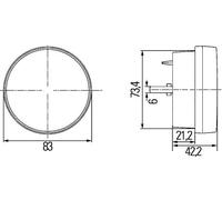 HELLA Luz diurna (Ref: 2BE 980 691-101)