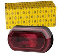 Hella Luz trasera - Shapeline Tech - LED - 24V / 12V - atornillado - SAE - Color de tulipa: rojo - Cable: 250mm - Conector: extremos de cable abiertos - Atrás izquierda/Atrás derecha - 2SA 013 323-051