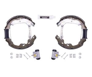 HELLA PAGID 8DB 355 004-991 Juego de zapatas de frenos R1285 Sistema de frenos Bosch por ej. CITROEN / PEUGEOT / TOYOTA