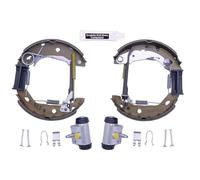 HELLA PAGID 8DB 355 005-061 Juego de zapatas de frenos R1296 Sistema de frenos Lucas por ej. MERCEDES-BENZ