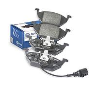 HELLA PAGID 8DB 355 008-551 Juego de pastillas de freno T1163 Espesor 19.7mm Sistema de frenos Teves con contacto de aviso de desgaste incorporado por ej. AUDI / SEAT / SKODA / VOLKSWAGEN