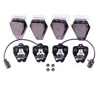 HELLA PAGID 8DB 355 008-781 Juego de pastillas de freno T1182 Sistema de frenos Lucas con contacto de aviso de desgaste incorporado por ej. AUDI