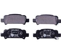 HELLA PAGID 8DB 355 009-401 Juego de pastillas de freno T1244 Espesor 13.8mm Sistema de frenos Akebono con avisador acústico de desgaste por ej. SAAB / SUBARU