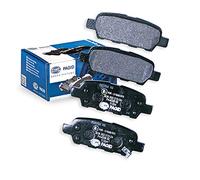 HELLA PAGID 8DB 355 010-241 Juego de pastillas de freno T1334 Espesor 13.8mm Sistema de frenos Akebono con avisador acústico de desgaste por ej. INFINITI / NISSAN / RENAULT / SUZUKI
