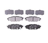 HELLA PAGID 8DB 355 012-261 Juego de pastillas de freno T1543 Espesor 14.4mm Sistema de frenos Akebono con avisador acústico de desgaste por ej. SCION / SUBARU / TOYOTA