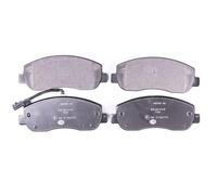 HELLA PAGID 8DB 355 015-291 Juego de pastillas de freno T1969 Espesor 18.4mm Sistema de frenos Brembo con contacto de aviso de desgaste incorporado por ej. NISSAN / OPEL / RENAULT