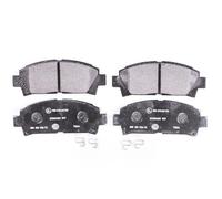 HELLA PAGID 8DB 355 016-721 Juego de pastillas de freno T3044 Espesor 15.5mm Sistema de frenos Akebono con avisador acústico de desgaste por ej. TOYOTA