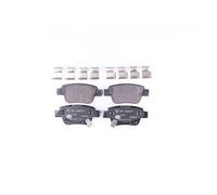 HELLA PAGID 8DB 355 017-331 Juego de pastillas de freno T3130 Espesor 16.6mm Sistema de frenos Bosch con avisador acústico de desgaste por ej. TOYOTA