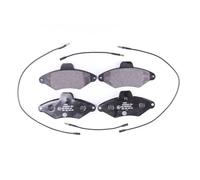 HELLA PAGID 8DB 355 019-201 Juego de pastillas de freno T9038 Espesor 17mm Sistema de frenos Bendix con contacto avisador de desgaste por ej. CITROEN