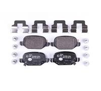 HELLA PAGID 8DB 355 020-751 Juego de pastillas de freno T2233 Espesor 14.4mm Sistema de frenos TRW con avisador acústico de desgaste por ej. FIAT