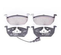 HELLA PAGID 8DB 355 021-951 Juego de pastillas de freno T2438 Espesor 17.2mm Sistema de frenos Teves con contacto de aviso de desgaste incorporado por ej. AUDI / SEAT / SKODA / VOLKSWAGEN