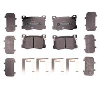 HELLA PAGID 8DB 355 025-271 Juego de pastillas de freno T2400 Espesor 17.7mm Sistema de frenos Sumitomo con avisador acústico de desgaste por ej. HYUNDAI