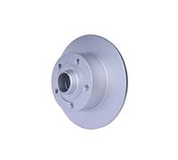 HELLA PAGID 8DD 355 104-231 Disco de freno 53944PRO revestido 245mm 10mm Macizo por ej. AUDI