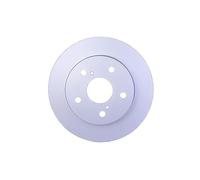 2x Disco de freno macizo 8DD 355 118-981 HELLA para TOYOTA COROLLA Sedán AURIS