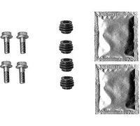 HELLA PAGID 8DZ 355 201-601 Kit de accesorios, pinza de freno K0396 Sistema de frenos Sumitomo/TRW/Akebono por ej. ACURA / HONDA / MG / ROVER / TOYOTA