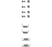 HELLA PAGID 8DZ 355 201-691 Juego de accesorios, zapatas de freno de estacionamiento X0156 Sistema de frenos ATE por ej. ALPINA / BMW