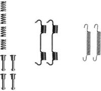 HELLA PAGID 8DZ 355 201-801 Juego de accesorios, zapatas de freno de estacionamiento X0168 Sistema de frenos ATE por ej. BMW