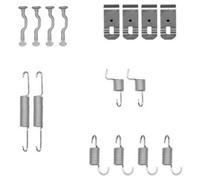 HELLA PAGID 8DZ 355 201-971 Juego de accesorios, zapatas de freno de estacionamiento X0185 Sistema de frenos Akebono por ej. ACURA / HONDA