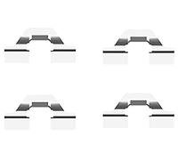 HELLA PAGID 8DZ 355 203-231 Kit de accesorios, pastillas de frenos K0174 Sistema de frenos Lucas por ej. CITROEN / PEUGEOT
