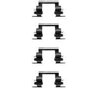 HELLA PAGID 8DZ 355 203-721 Kit de accesorios, pastillas de frenos K0250 Sistema de frenos Akebono por ej. CITROEN / DODGE / JEEP / MITSUBISHI