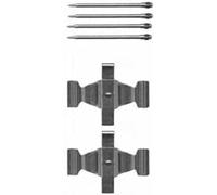 HELLA PAGID 8DZ 355 204-041 Kit de accesorios, pastillas de frenos K0291 Sistema de frenos Brembo por ej. MERCEDES-BENZ