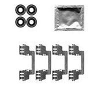HELLA PAGID 8DZ 355 204-761 Kit de accesorios, pastillas de frenos K0371 Sistema de frenos Bosch por ej. CHRYSLER