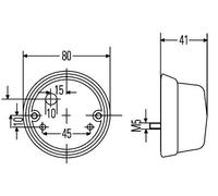 HELLA Piloto intermitente (Ref: 2BA 001 259-611)