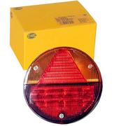 HELLA Piloto posterior - Lámparas incandescentes - 12V - montaje exterior/atornillado - ECE - Color de tulipa: rojo/amarillo - Cable: 250mm - Conector: Amphenol AT - 2VA 012 497-011