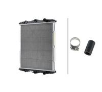 HELLA Radiador Refrigeración Motorizada Latas Aluminio 657 x 537 mm DAF LF
