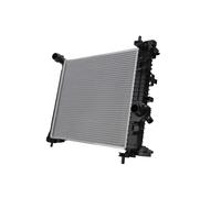 HELLA Refrigerador Motor Refrigeración Aluminio Lijadas 470-408 mm OPEL MERIVA
