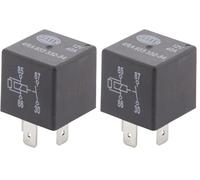 HELLA Relé, corriente de trabajo - 12V - 4polos - Diagrama de circuito: S2 - Conector: B - Contacto de cierre - 4RA 933 332-541 (Paquete de 2)