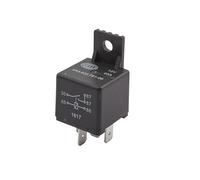 HELLA Relé, corriente de trabajo - 12V - 5polos - Contacto de cierre - con soporte - 4RA 933 791-061