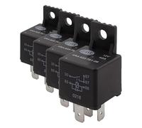 HELLA Relé, corriente de trabajo - 12V - 5polos - Contacto de cierre - con soporte/con diodo de extinción - 4RA 933 791-091 (Paquete de 4)
