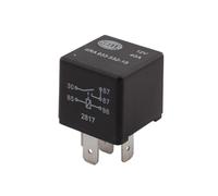HELLA Relé, corriente de trabajo - 12V - 5polos - Contacto de cierre | Contacto normalmente abierto