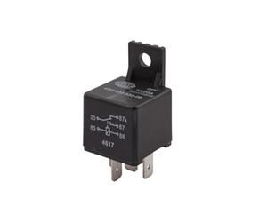HELLA Relé, corriente de trabajo - 24V - 5polos - con soporte - 4RD 933 332-061