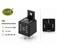 Hella Relé de Trabajo 4 Pines 12V 40A 30 85 86 87 Relé Cierre