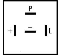 HELLA Relé intermitentes 2(4)x21W E (Ref: 4DB 009 123-041)