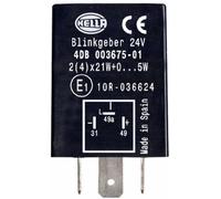 HELLA Relé intermitentes electrónico 24.0 V 2(4) x 21 + 0...5 (Ref: 4DB 003 675-011)