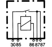 HELLA Relé para ALFA ROMEO: Spider, 155, 156, 145, RZ, SZ, 146 & MERCEDES-BENZ: Sprinter, Transporter, Vito, Classe G, Classe V (Ref: 4RA 933 791-161)