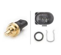 HELLA Sensor De Temperatura Del Refrigerante Negro Con Junta Para VW Golf V 1K1